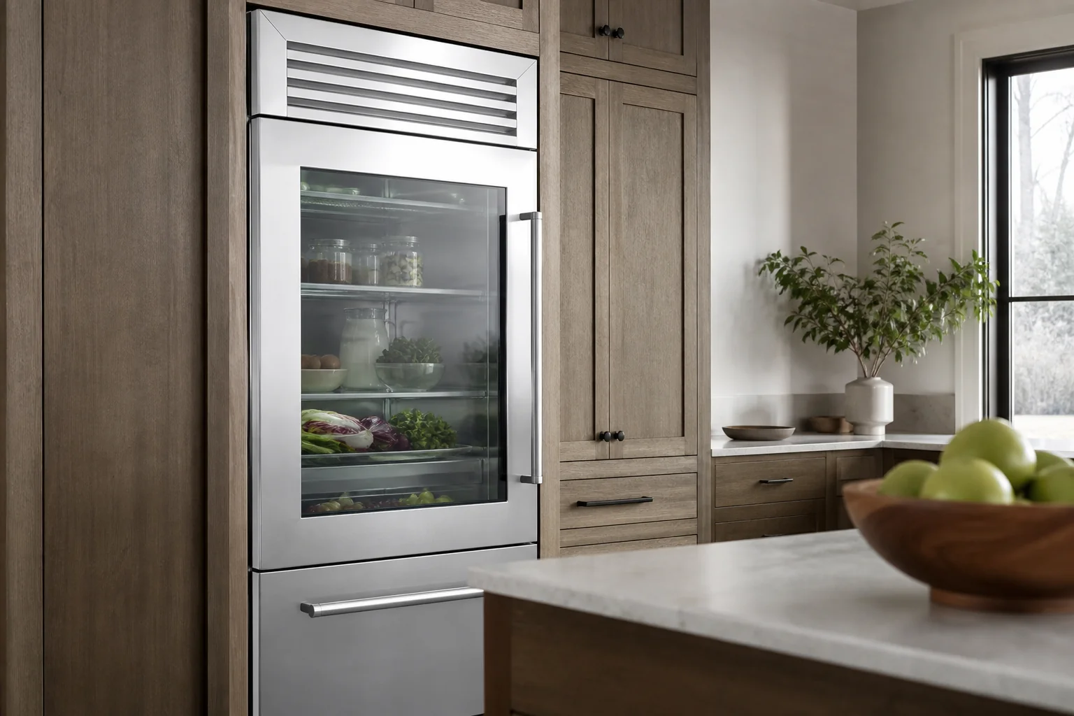 Illustrative Monogram kitchen appliance