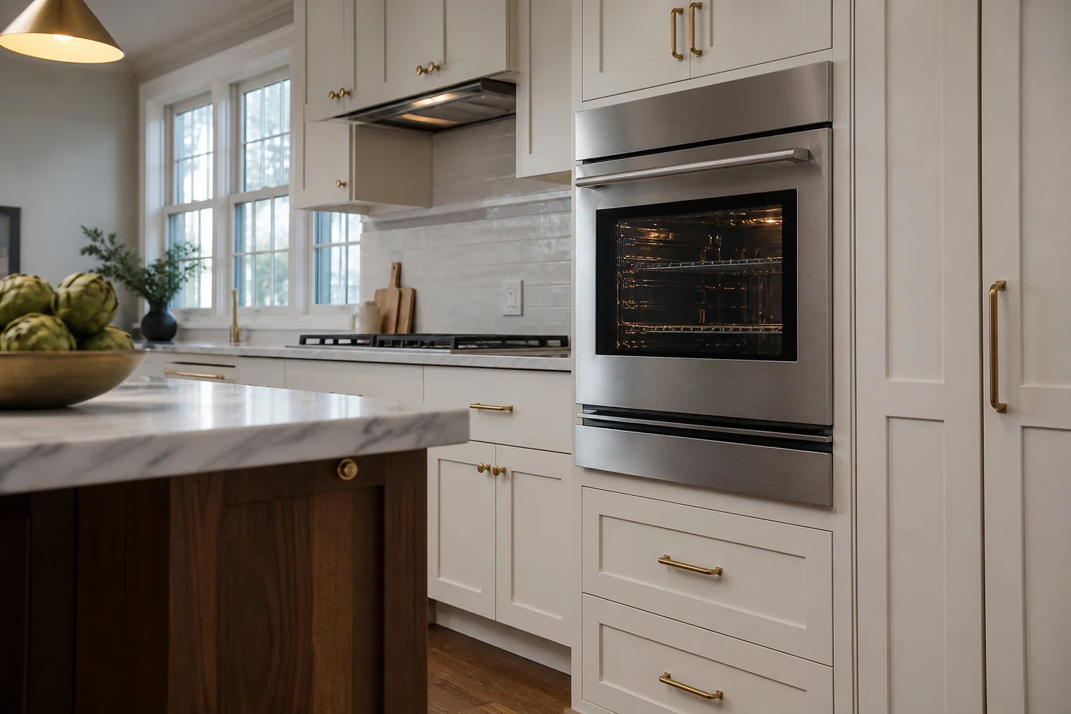 Illustrative Thermador oven service scene